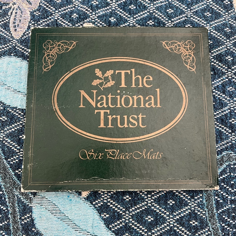 Vintage British Made in England National Trust Pimpernel Placemats